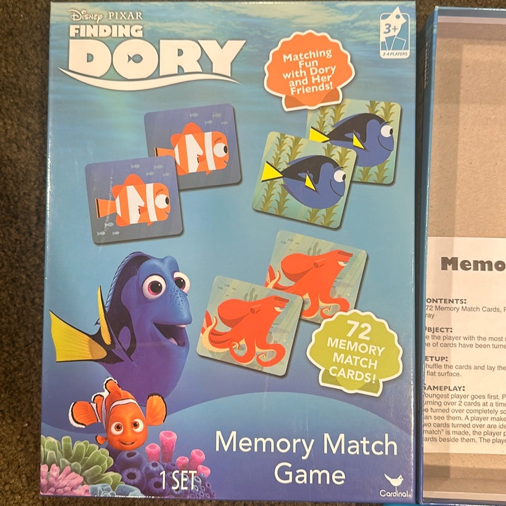 Finding Dory Matching Game Disney Pixar